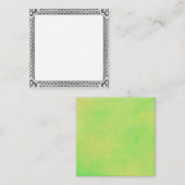 Carré carte de visite simple (Devant / Derrière)