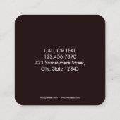 Carré Carte de visite technique Brosses & Lashes (Dos)