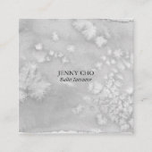 Carré carte de visite texturé minimaliste (Devant)