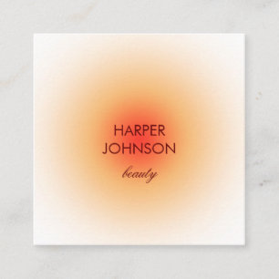 Carré carte de visite tropical du soleil