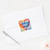 Carré C'est tout ou rien Sticker (Enveloppe)