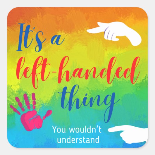 Carré C'est un Sticker à Gauche (Devant)