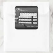 Carré Cette Machine [De Vote] Tue Le Sticker Fasciste (S (Sac)