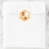 Carré Chat avec sticker fil (Sac)