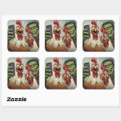 Carré "Cheesys Posen With Frank" Sticker Sheet (Feuille)