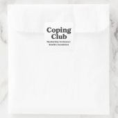 Carré Club d'adaptation - Sticker (Sac)