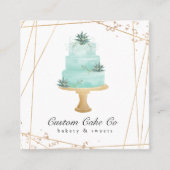 Carré Code QR Carte de visite de la boulangerie sur mesu (Devant)