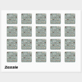 Carré Coffee sticker (Feuille)