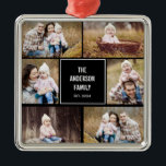 Carré Collage couleur modifiable ornement photo<br><div class="desc">Gardez vos clés en sécurité et spectaculaires avec un porte - clé personnalisé. Conçu par Berry Berry Sweet,  papeterie moderne et cadeaux personnalisés. Visitez notre site Web à l'adresse www.berryberrysweet.com pour voir toutes nos gammes de produits.</div>