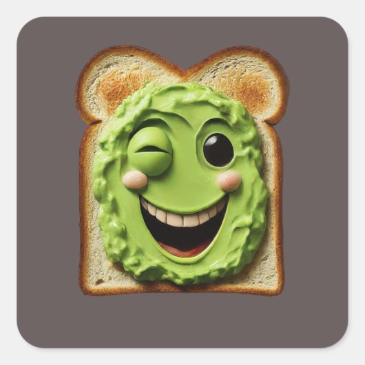 Carré Collection Sticker pour le petit-déjeuner Animé (Devant)