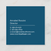 Carré Comptable CPA Carte de visite de la dotation profe (Dos)