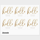 Carré Congratulations Sticker (Feuille)