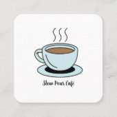 Carré Connectons le Carte de visite de code QR (Devant)