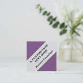 Carré Consultant professionnel Carte de visite (Debout devant)