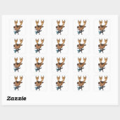 CARRÉ COOL DEEROCKER STICKER (Feuille)