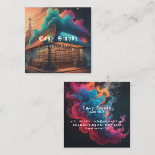 Carré Corolful Smoke Vape Shop Carte de visite