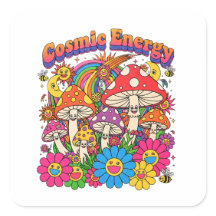 COSMIC ENERGY MASHROOM Sticker