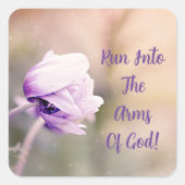 Carré Courez dans les armoiries de Dieu Sticker (Devant)