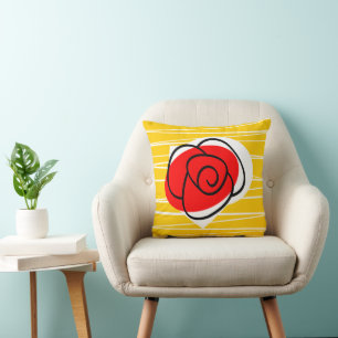 Carré coussin Rose espagnol