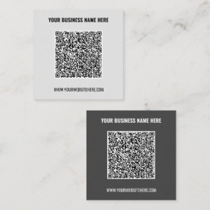 Carré Créez votre propre modèle de carte de visite avec 