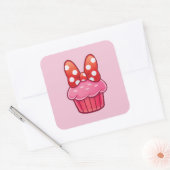 Carré Cupcake Sticker (Enveloppe)