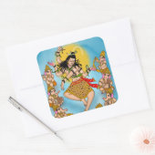 Carré Dancing Shiva Sticker (Enveloppe)