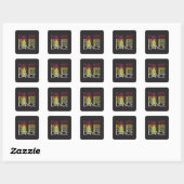 Carré Danse - Sticker (Feuille)