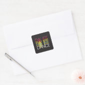 Carré Danse - Sticker (Enveloppe)