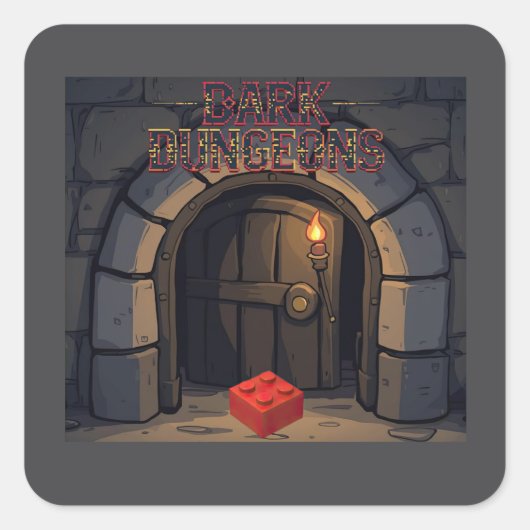 Carré Dark Dungeons sticker  (Devant)
