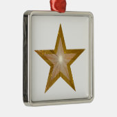 Carré de décoration Gold Star blanc (Droite)