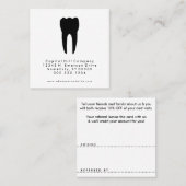 carré de dentiste de référence (Devant / Derrière)
