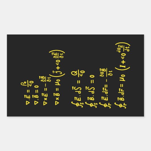 Carré de formule physique Invitation Sticker (Devant)