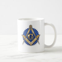 Carré de franc-maçon et tasse de boussole