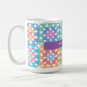 Carré de grand-mère au crochet Mug (Gauche)