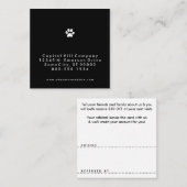 carré de patte d'animal familier de référence (Devant / Derrière)