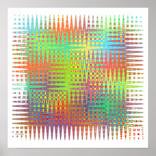 Carré de poster abstrait