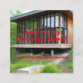 CARRÉ de produits d'art AI Carte de visite (Dos)