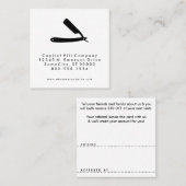 carré de raseur-coiffeur de référence (Devant / Derrière)