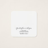 Carré d'écran d'oreille simple et moderne (Dos)