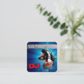 Carré DeeJay | DJ Mix Funky Beats Carte de visite (Debout devant)