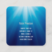 Carré DeeJay | DJ Mix Funky Beats Carte de visite (Dos)