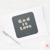 Carré Dieu est Sticker d'amour (Enveloppe)