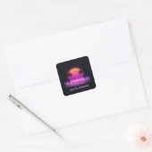 Carré Digital Dreamer Holographic Style Vinyl Sticker (Enveloppe)