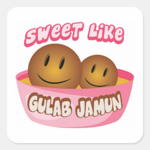 Carré Douce Comme Gulab Jamun Sticker