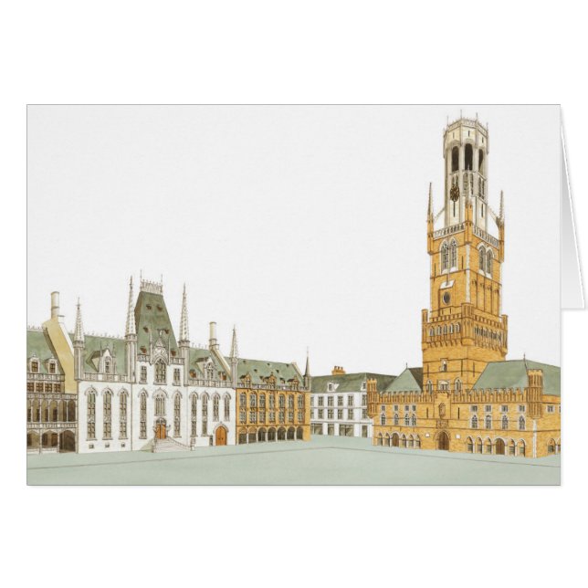Carré du marché. Bruges Belgique (Devant horizontal)