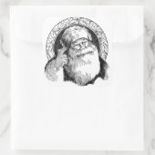 Carré du Père Noël STICKER (Sac)