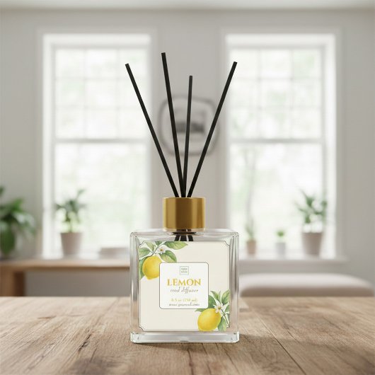 Carré Elegant Citrus Reed Diffuser Sticker