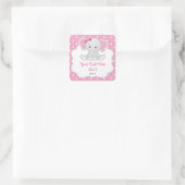 Carré  éléphant Étiquette (Sac)