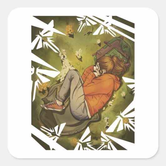 Carré Ellie Sticker (Devant)