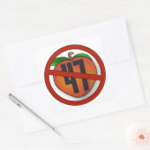 Carré Empêcher Trump Sticker (Enveloppe)